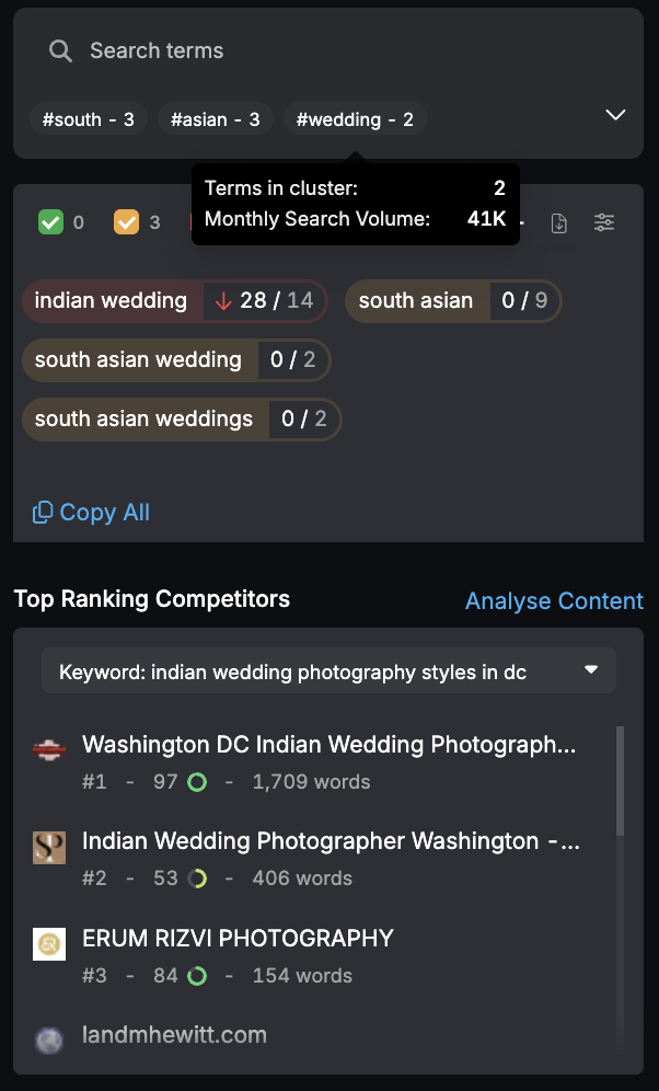 Competitor analysis
